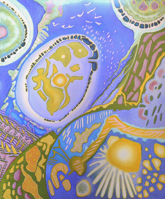 Nucléaire – avril 2013 – 100×120 – acrylique